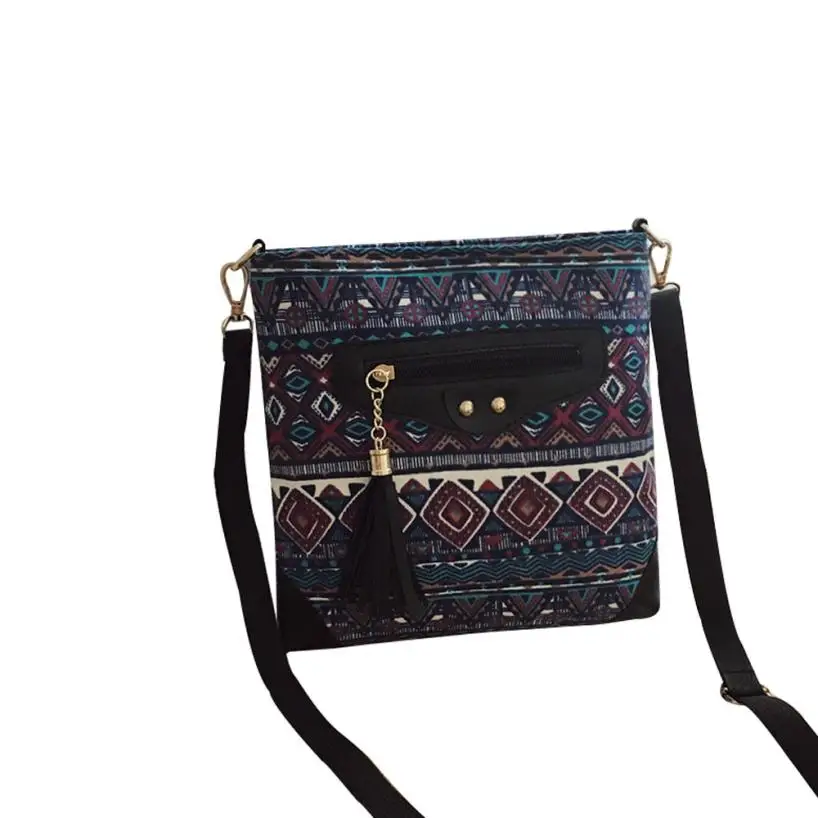 

BestTassel National Wind Printing Girls Bag Shoulder Messenger Bag Designer Famous Brand MAY14