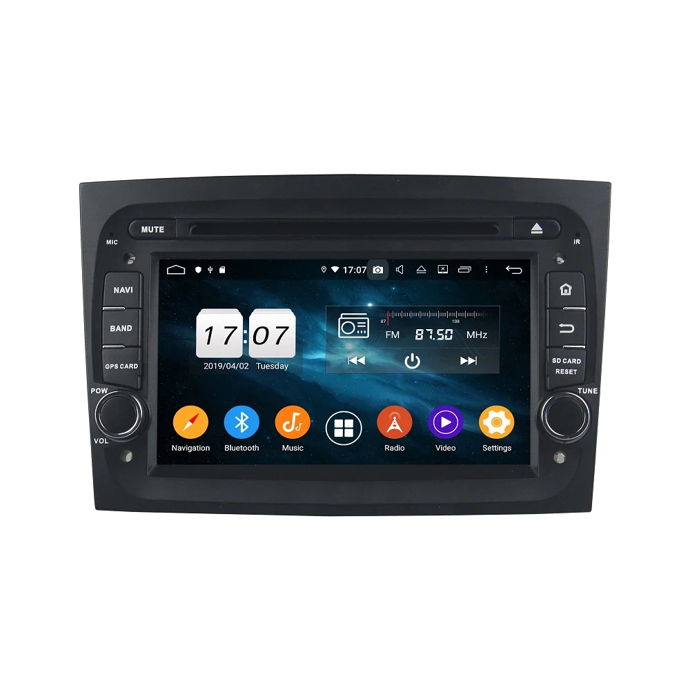 Excellent 4GB RAM Octa Core 7" Android 9.0 Car DVD Player for Fiat DOBLO 2016 2017 2018 Radio GPS 4G WIFI Bluetooth 4.2 USB Mirror-link 0