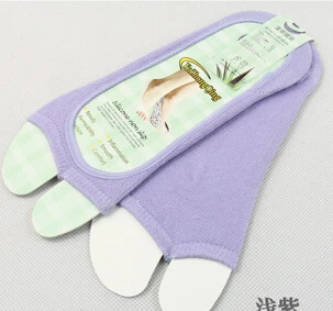 Open toe women's socks with Bamboo fibre