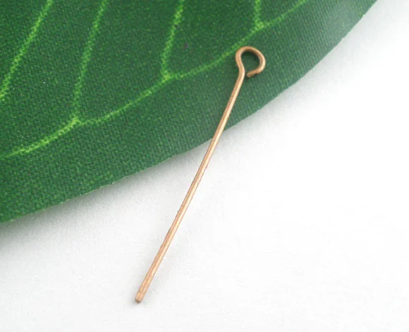 Doreen Box Lovely 500 шт. медные шпильки для глаз 30x0 7 мм (21 калибр) (B03600)|eye pins findings|pins findingseye |