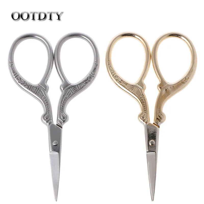 OOTDTY الفولاذ المقاوم للصدأ مانيكير إهاب باديكير مقص القاطع الجمال الفن أداة للحرف اليدوية أدوات يدوية dorp الشحن