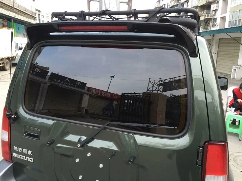 Car Accessories Spoiler For Suzuki Jimny 2007 2016 ABS Plastic