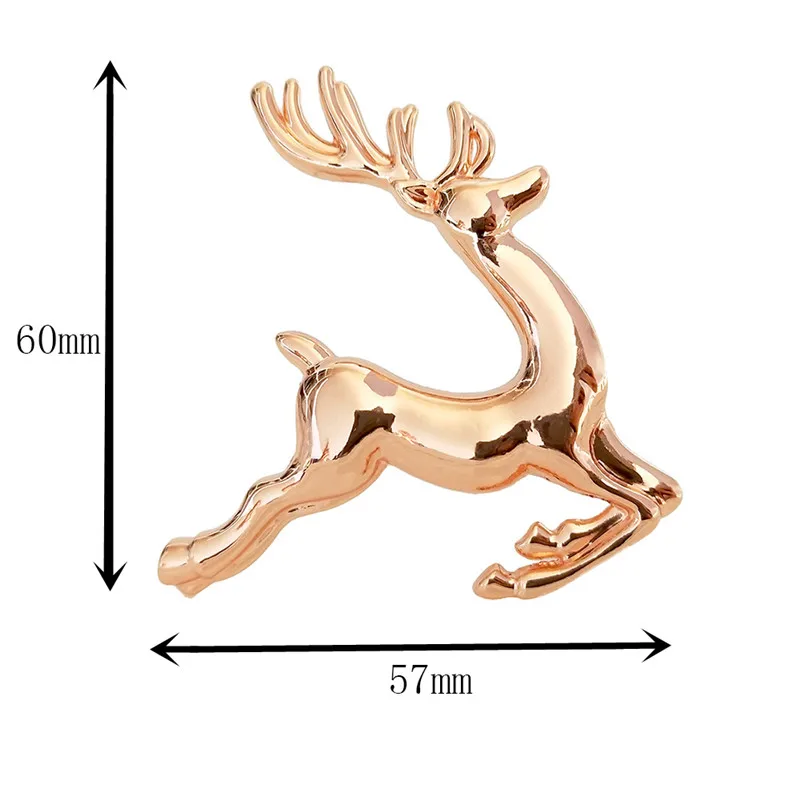 Новинка, экологически чистый цинковый сплав, 1 шт., рождественское кольцо для салфетки в форме оленя, круг, пересекающий границы, Взрывные модели, салфетка, ткань, пряжка