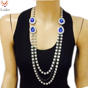 

Stunning Silver Color Kundan Diamante Indian Bollywood Long Necklace,Bridal Wedding NK-200