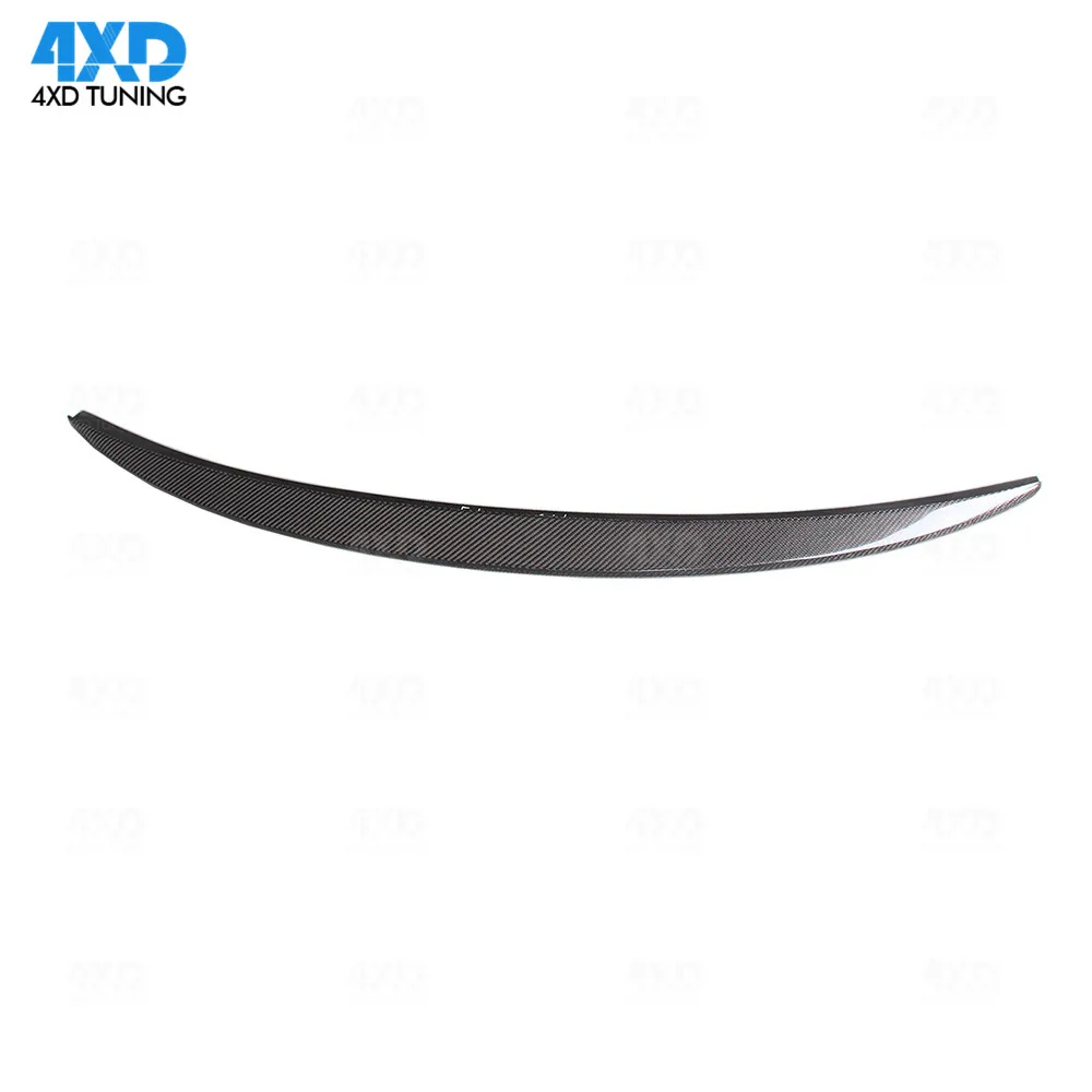 For Audi A5 Coupe Carbon Fiber Rear Spoiler Rear Trunk Wing Gloss Black S5 Style 2-Doors 2010 2011 2012 2013 2014 2015