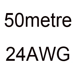 4 6 7 8 10, 11, 12, 13, 14, 15, 16, 17, 18, 20, 22, 24, 26 28 30 AWG силиконовый провод ультра гибкий Тесты линия кабель высокого Температура - Цвет: 50metre 24AWG