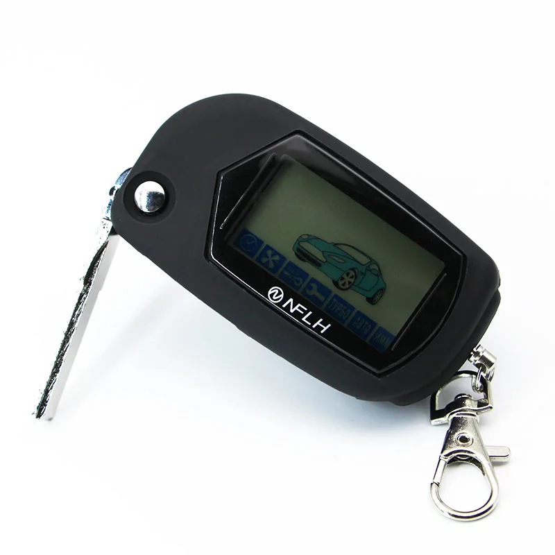 

A91 uncut case with A91 key fob keychain remote controller for starline A91 two way auto car alarm free shipping