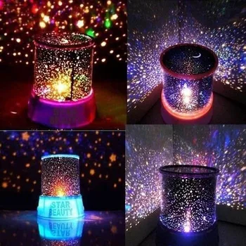 

LED Starry Night Sky Projector Star Master Children Sleep Romantic Party Decor LED AA Battery Powered Projector Valentine Gift