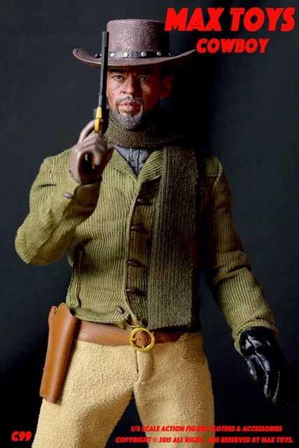 con ropa escala muñeca Foxx masculina Vaquero figura Unchained 16 ropa Jamie de Django xwSX8UUq