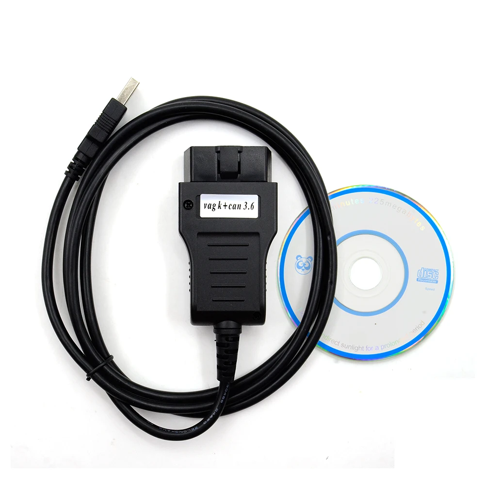 Диагностический кабель OBDII для VW / AUDI SKODA/SEAT VAG K CAN Commander 3 6 + 6|diagnostic cable|can vagvag can |