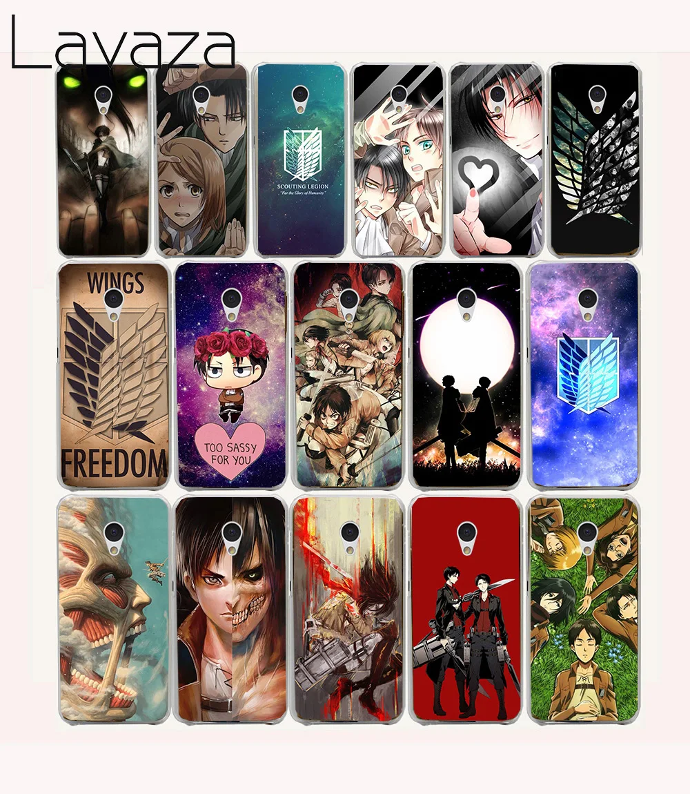 

Attack On Titan Anime Hard Transparent Case for Meizu M3 Note M2 Mini & Redmi 3 3s Pro Note 2 3 Pro 2A cover
