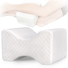 Memory Foam Knee Pillow Leg Pillow Bed Cushion Pad Maternity Pregnancy Relief Body Pain Shaping Sleeping Pillow for Knees Leg