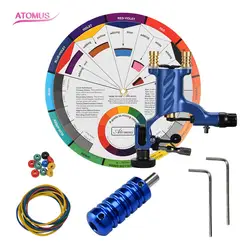 Набор татуировок набор татуагем Caneta машина профессиональная татуировка Maquillaje Permanente Principiante тату цвет колесо