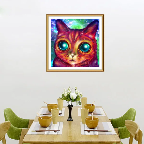 

5D DIY Diamond Painting Color Animal Cube Rhinestones Drawing Cross Stitch Kits Embroidery Hogard