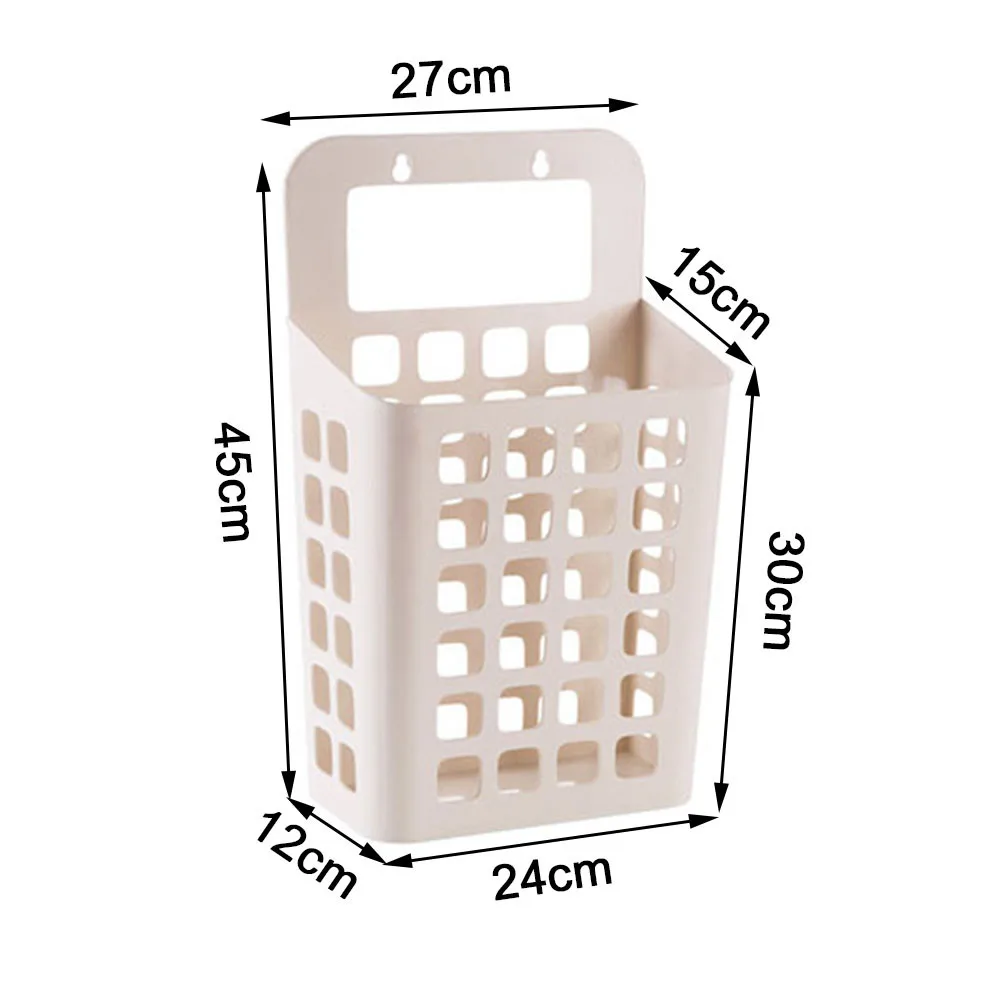 Корзина для хранения грязной одежды на присоске, пластиковая корзина для хранения, корзина большого размера