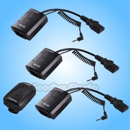 

C-01B Wireless Remote Radio Strobe Flash Trigger (1X Transmitter + 3X Receiver)