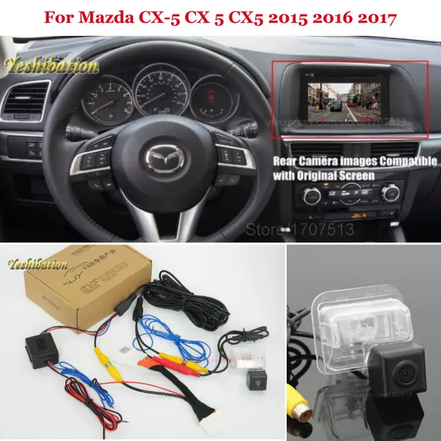 Yeshibation Car Rear View Back Up Reverse Camera Sets For Mazda CX 5 CX