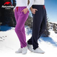 Naturehike outdoor fleece pants men women sports camping hiking lovers trousers spring autumn winter Tourism fleece pants