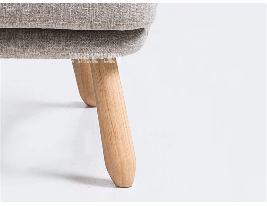 HLM-4054 гостиной детский одноместный диван стул балкон спальня резиновый деревянный ножной диван съемный моющийся мягкое кресло