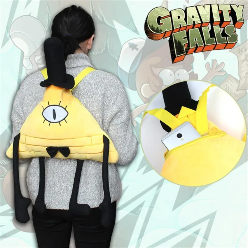 

Anime Gravity Falls Cosplay Costumes Props Plush Backpack Bag Children Fancy Best Gift