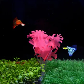 

Saim Glowing Corals Plastic Plants 3pcs Aquarium Corals Fishes Decorative Plants Ornaments for Aquarium Fish Tank Landscaping