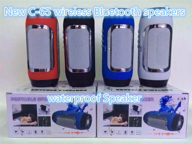 C-65 Bluetooth Speaker Fm Radio Portable Wireless Speakers C65  Outdoor/indoor Fashion Portable Speaker Handsfree Music Player - Speakers -  AliExpress