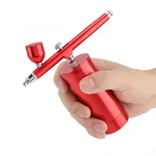 0,3 мм распылительная краска мини воздушный компрессор аэрография набор 7CC Мощность Инструмент аксессуары