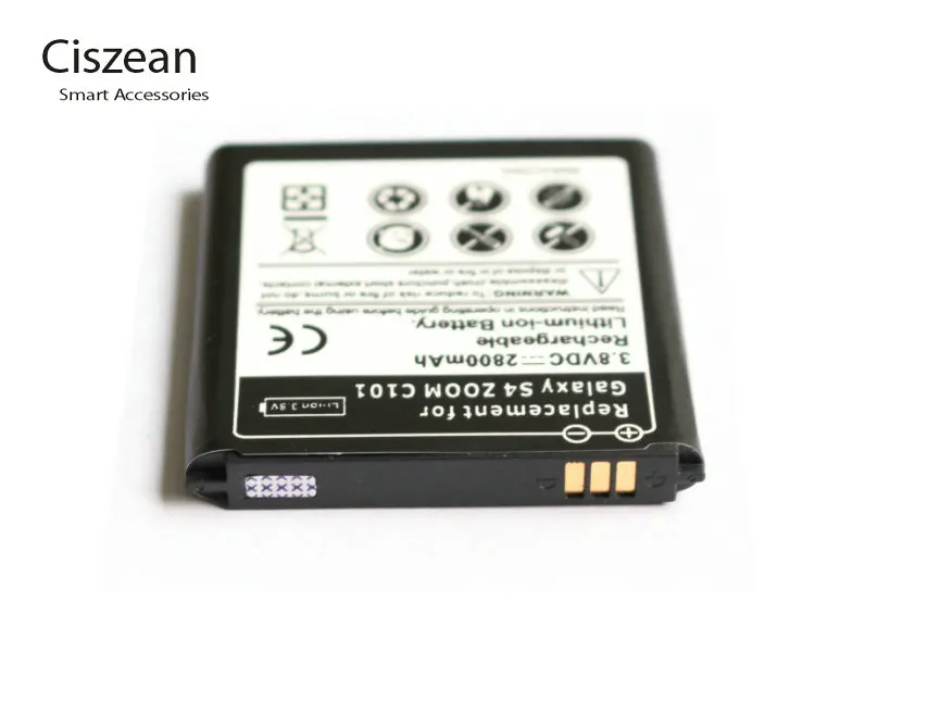 10 шт./лот 2800 мАч B740AC/K/E/U сменный литий ионный аккумулятор для Samsung Galaxy S4 Zoom C101 C1010 C105A