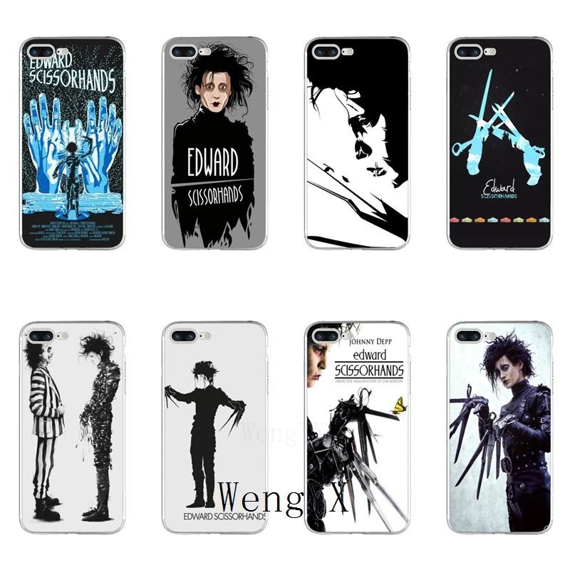 

classic movie Edward scissorhands Soft case For Xiaomi Mi A2 6X 8 SE Pro Lite Mix Max 3 Redmi S2 6A Note 6 pro Pocophone F1