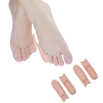 

4Pcs Foot Care Toe Separator Stretcher Leveling Bursitis Big Feet Relief Pain Separate Regulator Gel Orthopedic Separators D0926