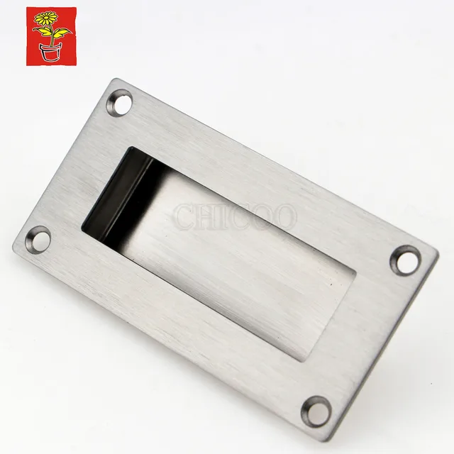 Stainless Steel Square Conceal Cabinet Handles Kitchen Pull Handle Stainless Steel Square Conceal Cabinet Handles Kitchen Pull Handle For Cabinets Office Furniture Hardware Dresser Pulls