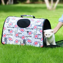 Дышащий переноска для собак в виде рюкзака Сумки с щенками портативная переноска для собак больших домашних животных рюкзак-переноска для собак ручка сетка