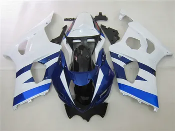 

New ABS Injection Mold motorcycle Fairings For Suzuki GSX-R1000 K3 2003 2004 03 04 Fairing bodywork custom white blue