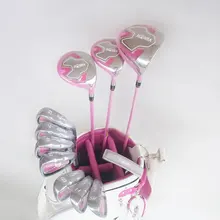 Новые женские клюшки для гольфа U100 Гольф полный комплект клюшек Драйвер+ fairway wood+ утюги+ клюшки графитовая клюшка для гольфа