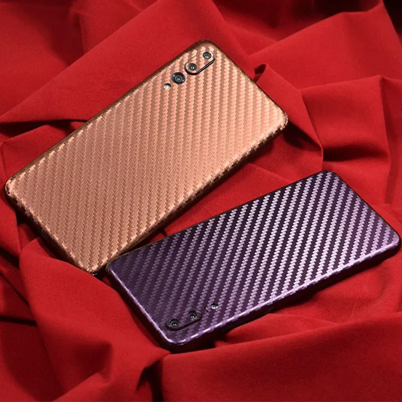 Затенение Цвет 3D углеродного волокна Телефон Назад Защитная пленка для huawei P20/P20pro