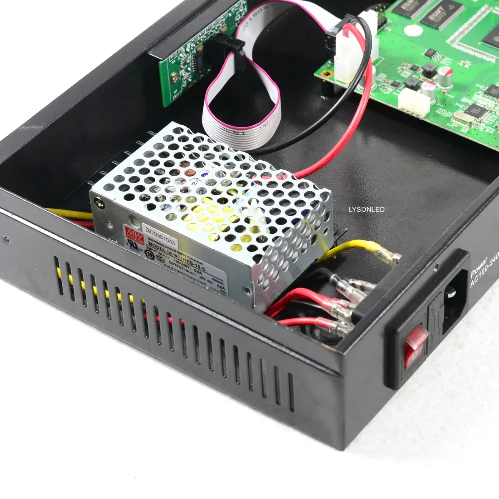 Наружная светодиодная настенная коробка отправителя с синхронной отправкой TS802 MSD300 S2, включая блок питания Meanwell