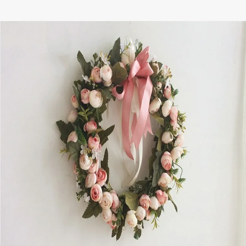 

Simulation garlands hanging decorations home decoration with props hand-made flowers Free Shipping
