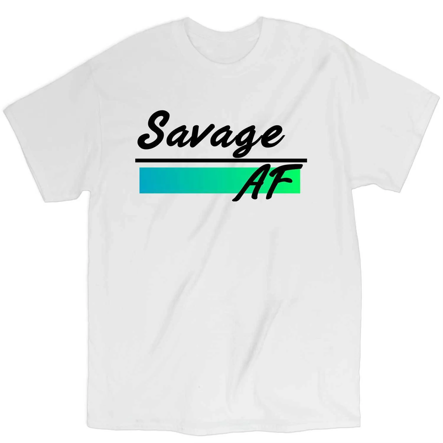 Бесплатная доставка Savage Af футболка забавные поп-культуры Для мужчин 100% хлопковая