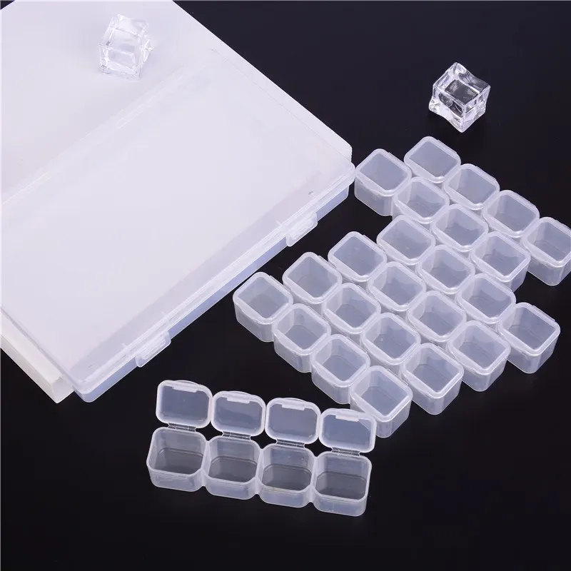 

28 Grids Squares Medicine Storage Organizer Container Case Dispenser Health Care Weekly 7 Days Tablet Pill Drug Box Holder