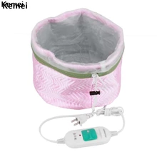 Kemei Электрический распариватель спа для красоты волос Питательный Уход за волосами шапочка термообработка питательный для волос Фены для волос Инструменты для укладки