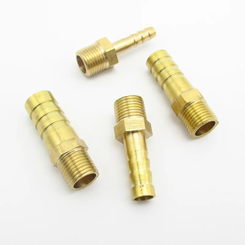 Шлангы 4 мм 6 8 10 12 шлангы x 1/8 &quotBSP Мужская резьба латунный фитинг для колючей трубы