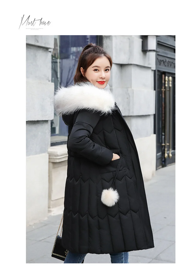 Плюс размер 4XL 5XL Толстая большая зимняя куртка женские и пальто парки для женщин ватные куртки теплая верхняя одежда с