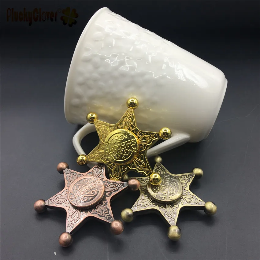 sheriff badge fidget spinner