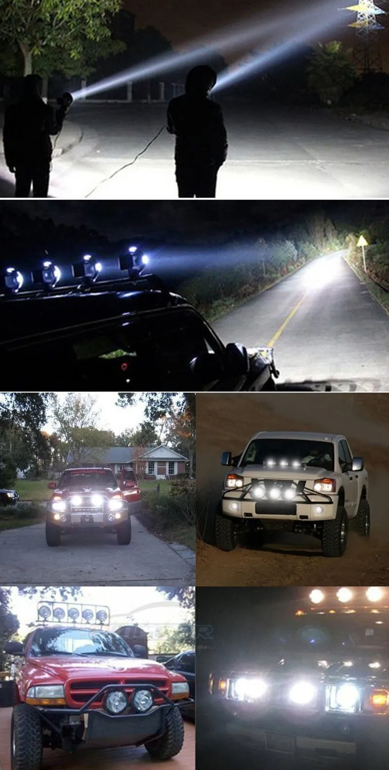 12 В/35 Вт 7 дюймов скрыть поиск света HID охотничьи фонари для SUV Jeep Truck ATV HID ксенон, противотуманная фара газозарядная лампа