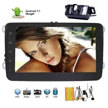 8″ Car Nav GPS Stereo Radio Android 7.1 Bluetooth for VW GPS Radio Navigation Car+Free Map Free Canbus and Backup Camera