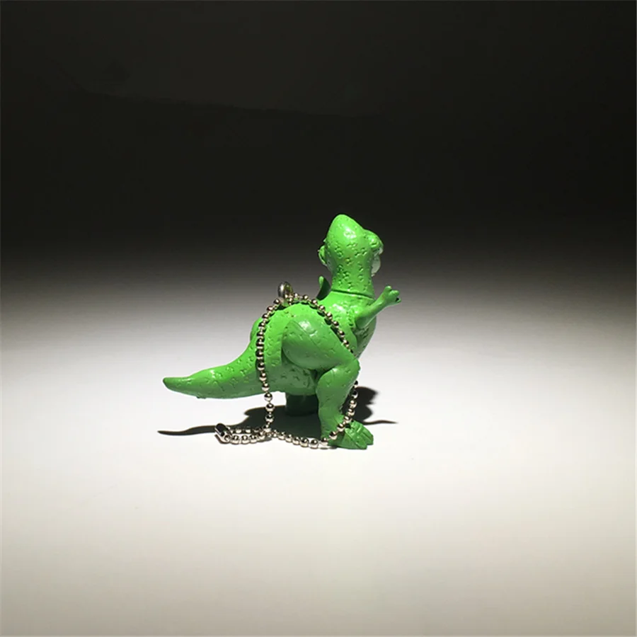 24 шт./лот 5 см Оригинальный Toy Story Rex Зеленый Динозавр фигурка игрушки высокий Рекс