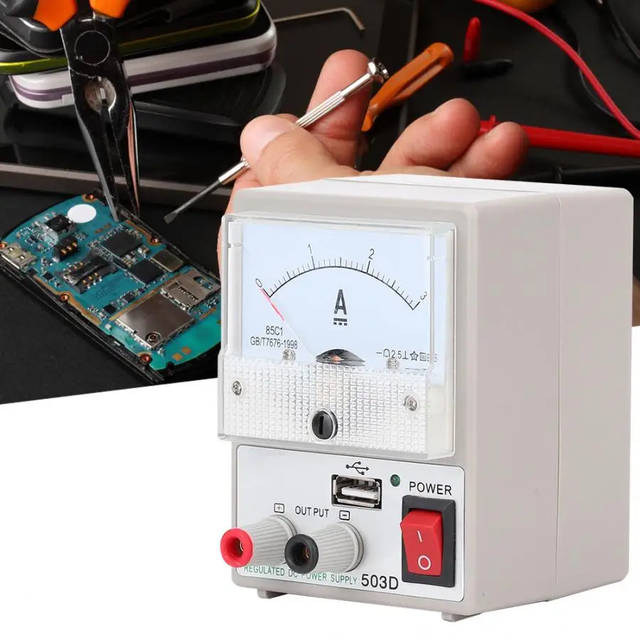 3A 5V DC Питание для Связь обслуживание с защитой от короткого замыкания|Измерители