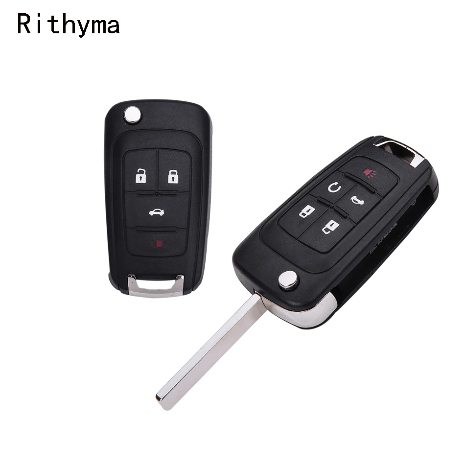 

Rithyma Flip Folding Key Shell for Buick Regal Verano LaCrosse Remote Key Case with Logo