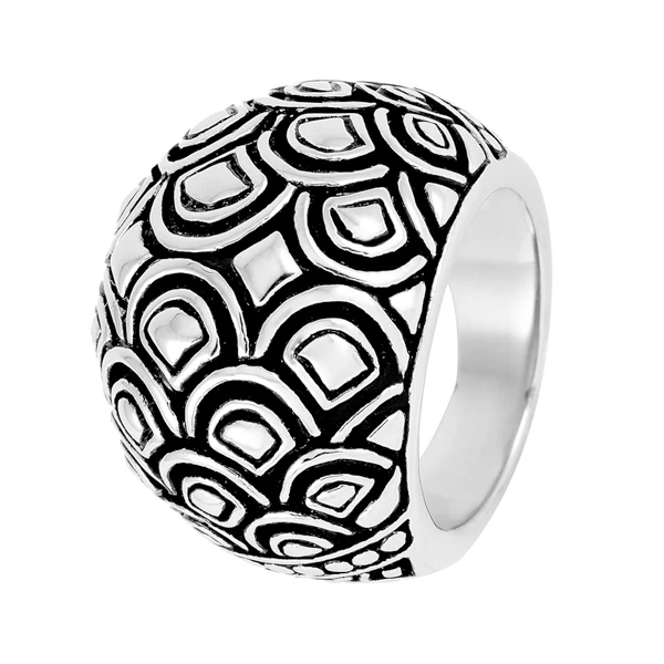 

CA-70 Turkish Style Chain Titanium Steel Sculpture Model Jewelry Love Signature Ring Valentine's Day Best Jewelry