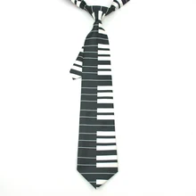 Новые 3 дюймов широкий пояс мода "Фортепиано клавишной панелью" узор шеи галстук тканый класический узкие вечерние свадебные галстуки